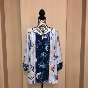 New Ivanka Trump V Neck Blouse